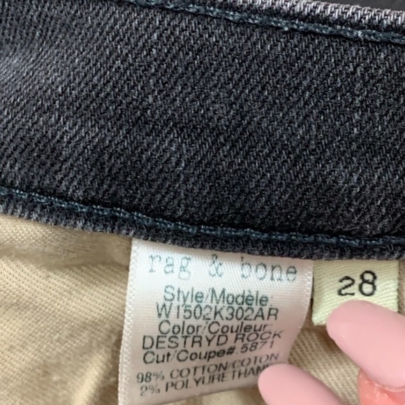 Aritzia Rag & Bone Skinny Distressed Jeans - Picture 8 of 16